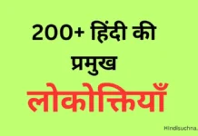 Lokoktiyan in Hindi